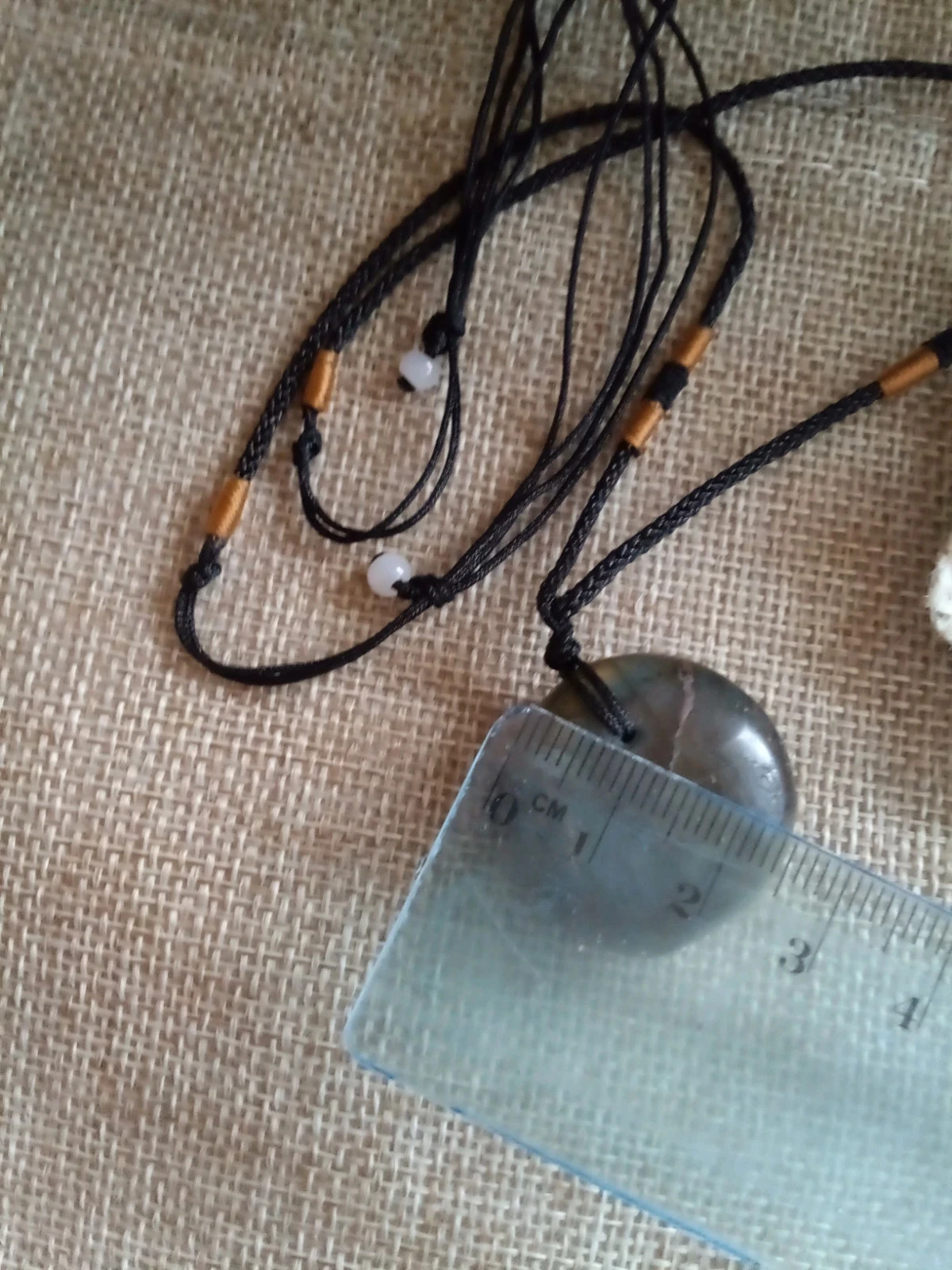 Collar con piedras de labradorita natural – photo 6